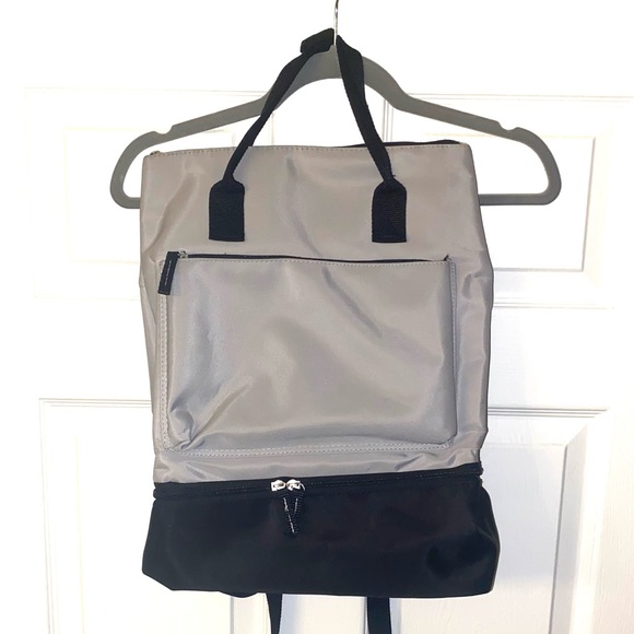 DSW Bags Dsw Backpack Purse Black And Gray Poshmark